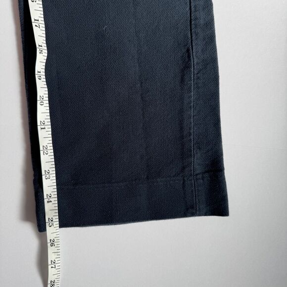 Sandro Elegant Dark Navy Cropped Trousers Size 34 - Picture 7 of 10
